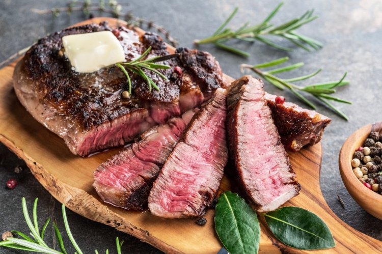 Стейк из говядины с горчицей