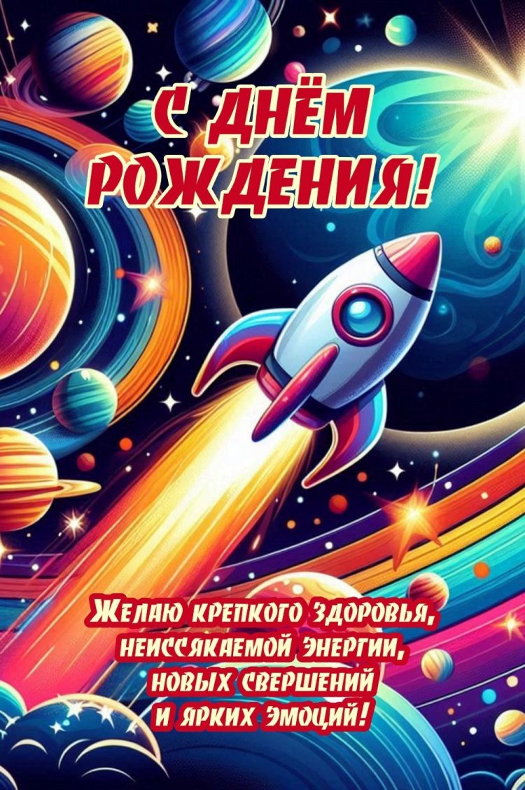 Открытки на День рождения с пожеланиями для мальчика