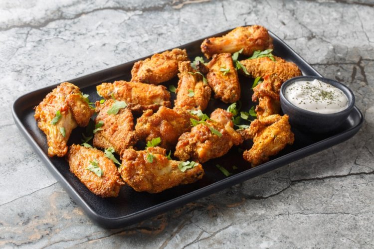 Пряные крылышки с хрустящей корочкой