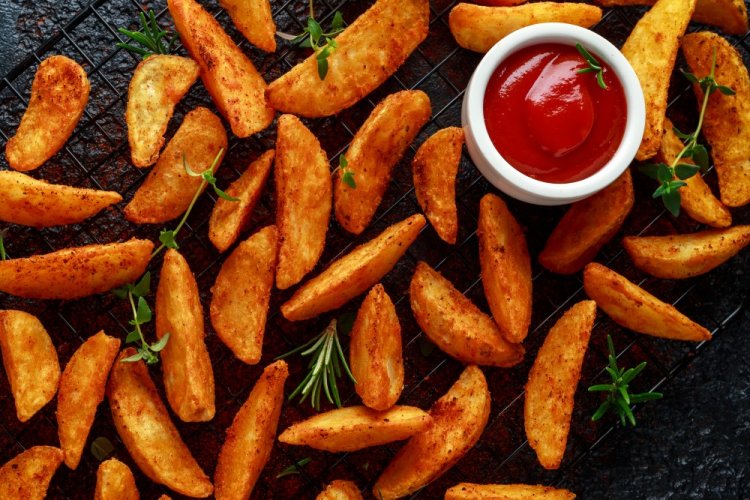 Запеченная картошка с хрустящей корочкой и паприкой