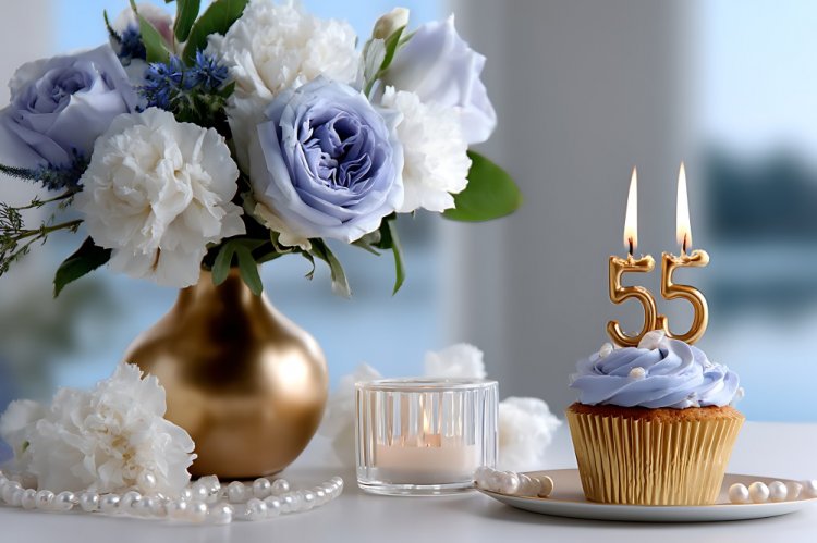 Поздравления с юбилеем 55 лет женщине-коллеге