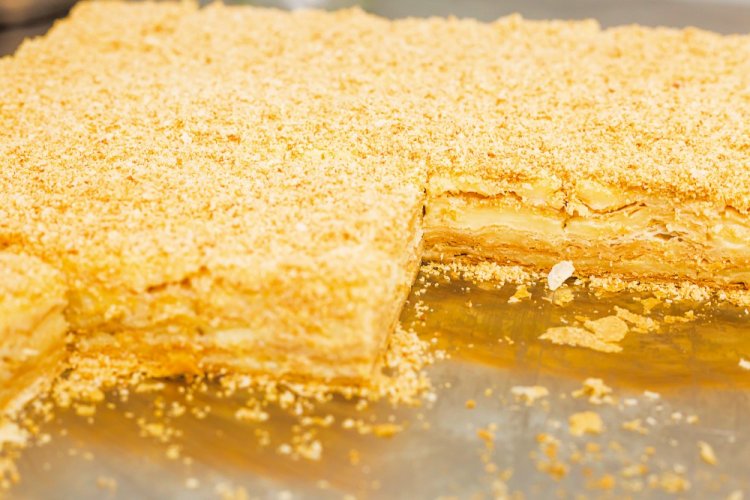 Торт со сгущенкой на сковороде