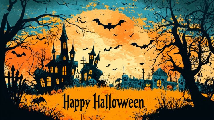 Открытки на Хэллоуин на английском языке