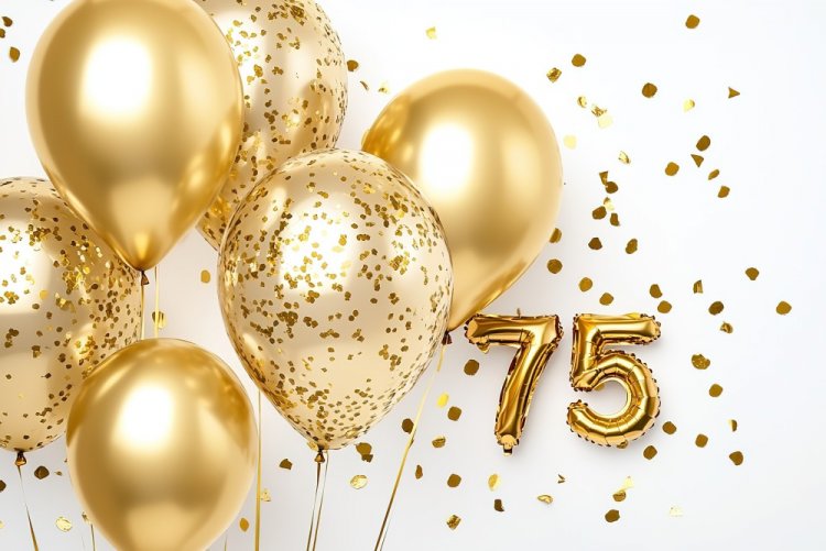 Поздравления с юбилеем 75 лет для женщины в стихах