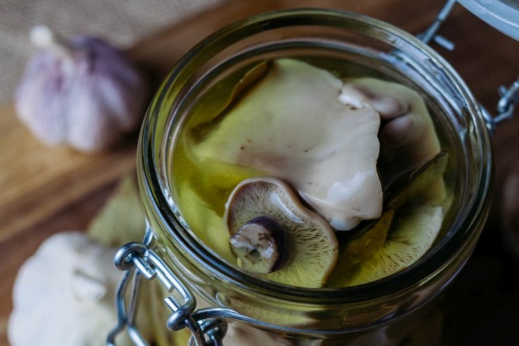 Маринованные синеножки с яблочным уксусом на зиму