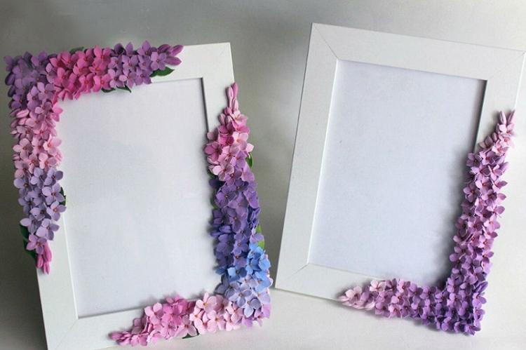 Фоторамка своими руками - фото и идеи