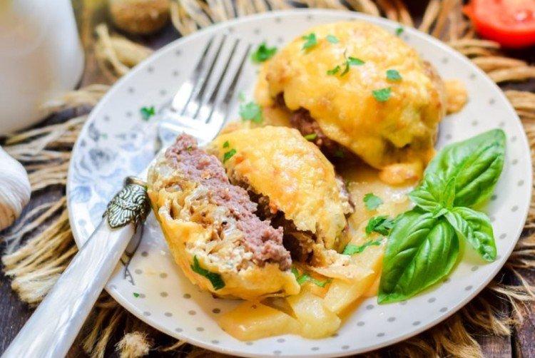 Капустные стожки - Горячие блюда на День рождения рецепты