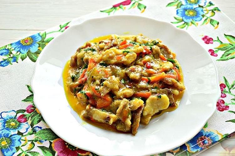 Азу со свининой и болгарским перцем - Горячие блюда на Новый год 2021 рецепты