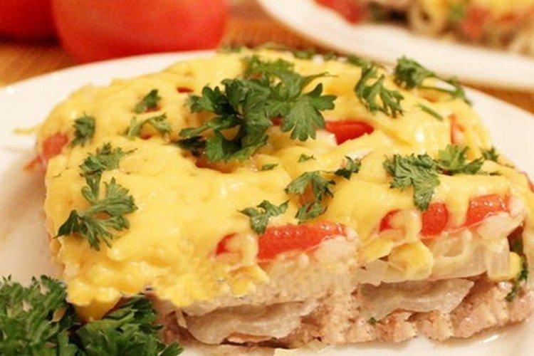 Свинина в шубе - Горячие блюда на праздничный стол рецепты