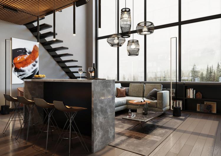 Гостиная «Дух свободы» - дизайн интерьера