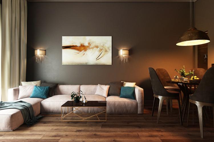 Гостиная «La vita al cioccolato» - дизайн интерьера