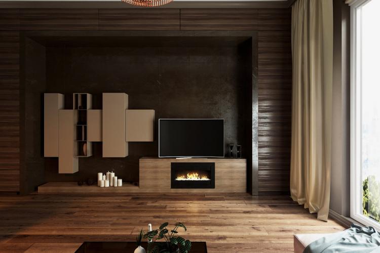 Гостиная «La vita al cioccolato» - дизайн интерьера