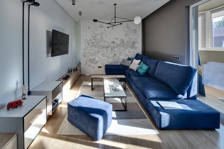 Дизайн интерьера гостиной в хрущевке - фото реальных интерьеров