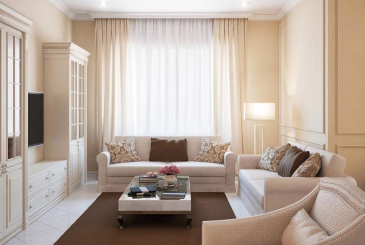 Дизайн интерьера гостиной в хрущевке - фото реальных интерьеров