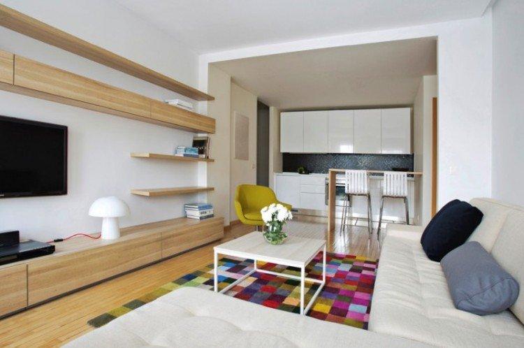 Особенности - Интерьер гостиной в современном стиле