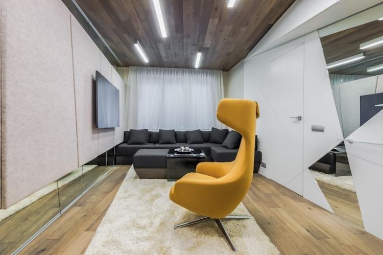 Гостиная в современном стиле 2020 - дизайн интерьера фото