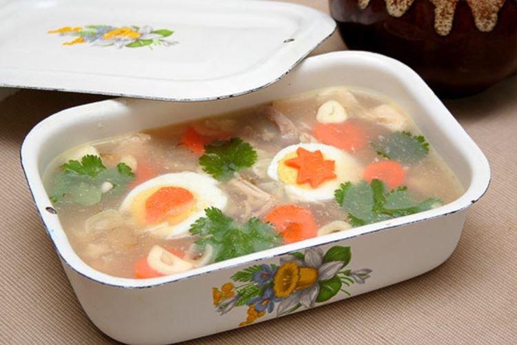 Холодец из курицы с желатином - рецепты