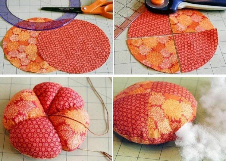 Тыква – игольница своими руками