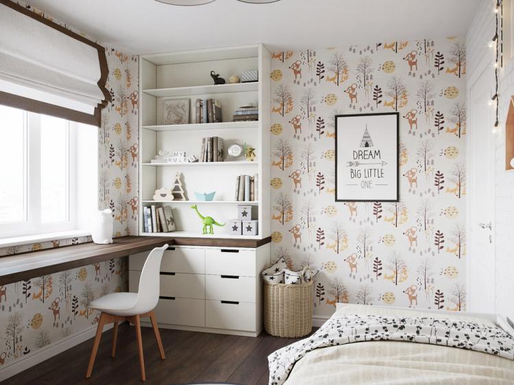 Интерьер детской комнаты «Мой дом»