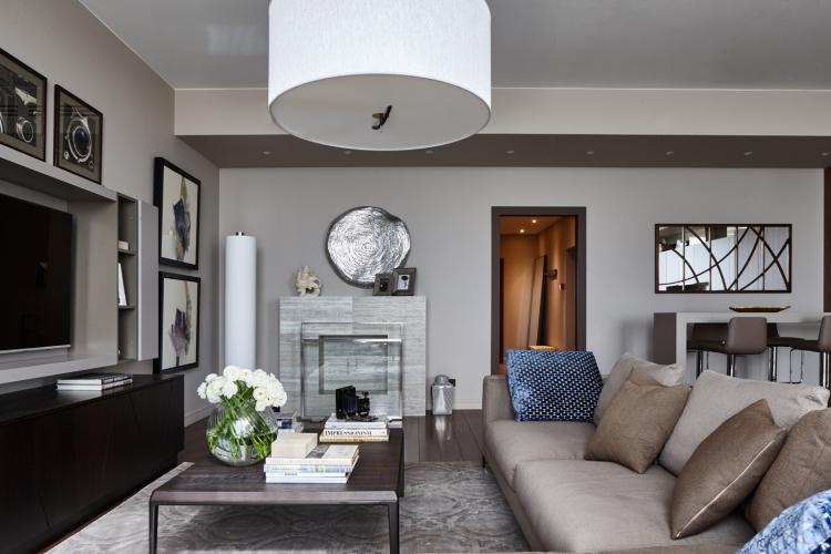 Интерьер квартиры для актеров кино, Москва