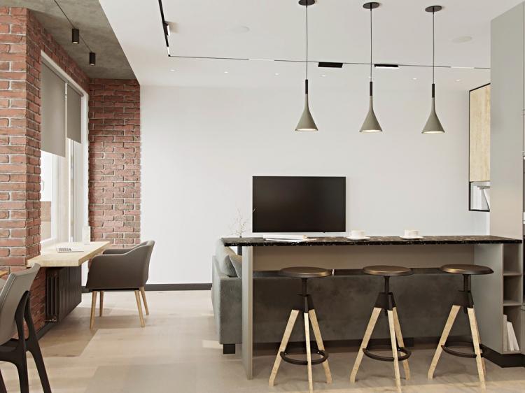 Интерьер квартиры для молодого человека