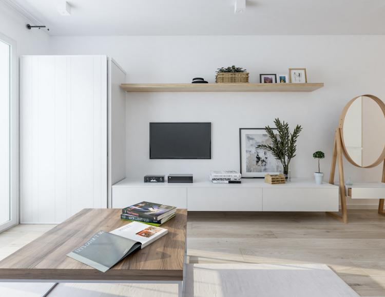 Интерьер квартиры-студии 40 м2