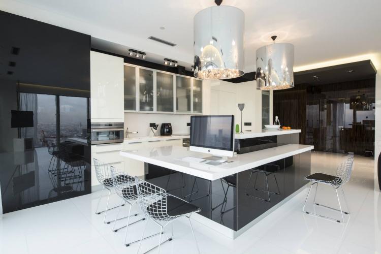 Интерьер квартиры в «Башне Петербург», Москва-Сити