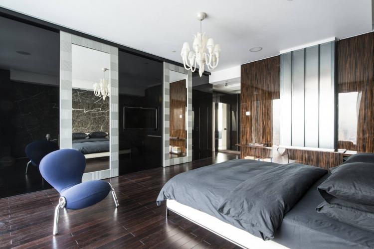 Интерьер квартиры в «Башне Петербург», Москва-Сити