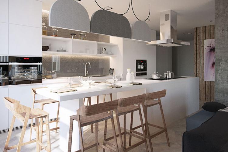 Интерьер квартиры в стиле лофт