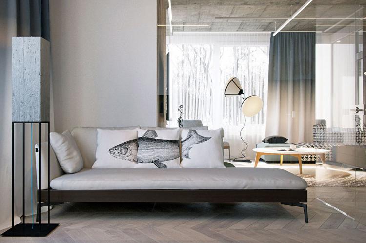 Интерьер квартиры в стиле лофт