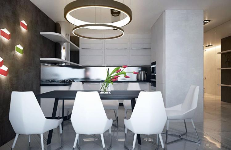 Интерьер квартиры в ЖК Obolon Residences, Киев