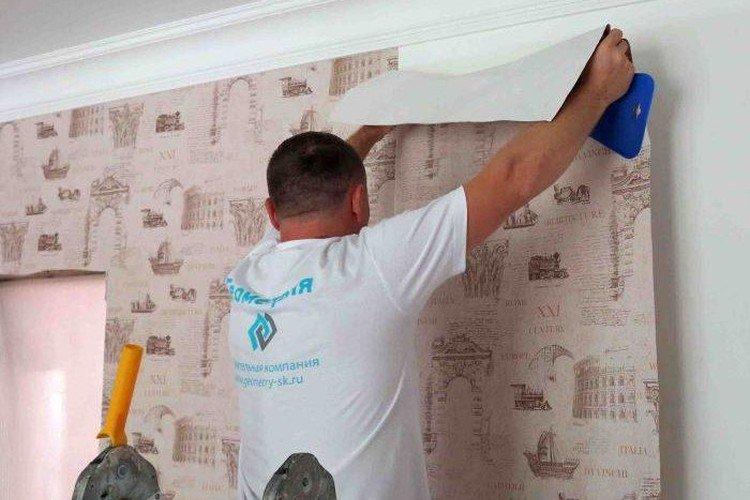 Как клеить виниловые обои на флизелиновой основе