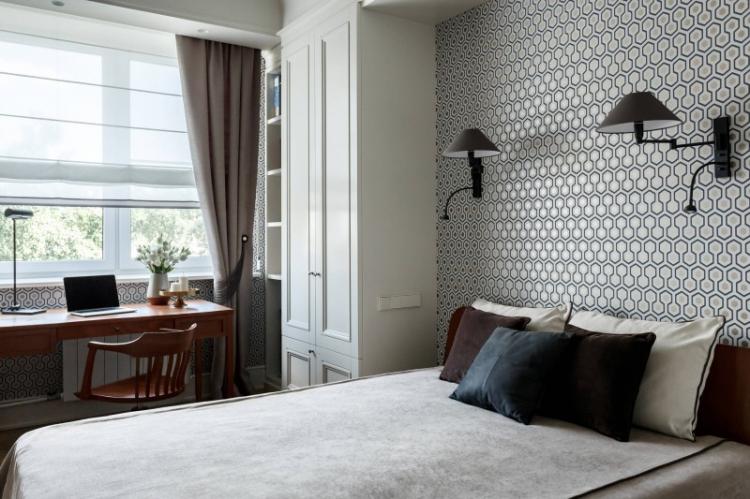 Как подобрать обои к мебели в спальне