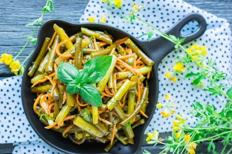 Стрелки чеснока по-корейски - Как приготовить стрелки чеснока быстро и вкусно