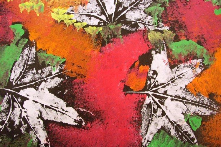 Картины с оттисками - Картины своими руками