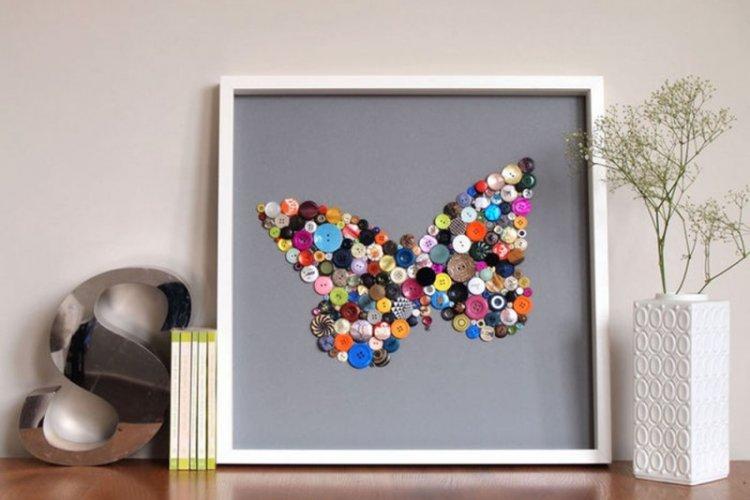 Картины из пуговиц своими руками
