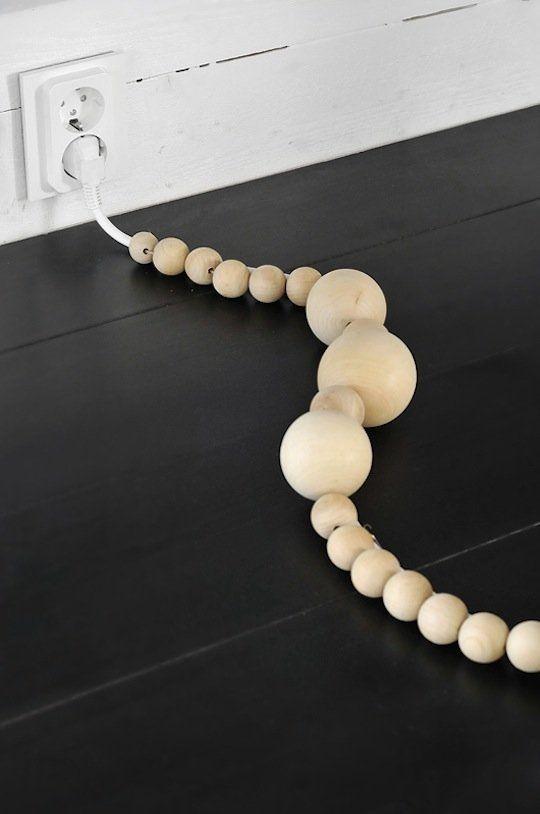 Провода в «этническом» стиле - как спрятать провода от телевизора