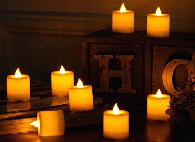 Искусственные свечи - Как украсить детскую комнату на Новый год 2021