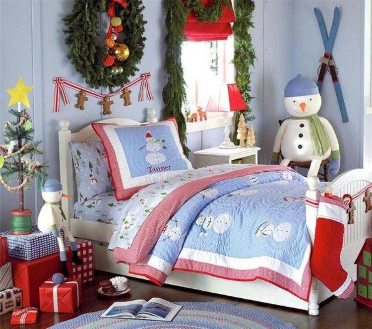 Как украсить детскую комнату на Новый год 2021 - фото и идеи
