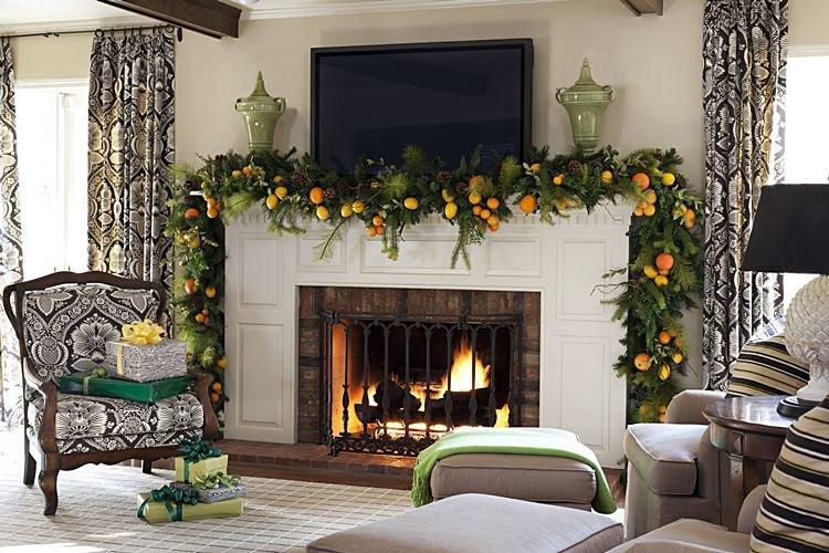 Как украсить комнату на Новый год - фото и идеи