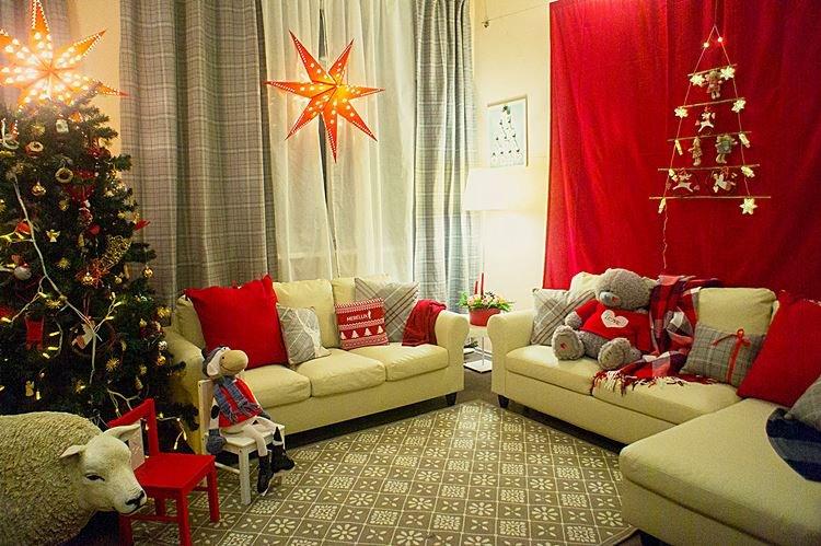 Как украсить комнату на Новый год - фото и идеи