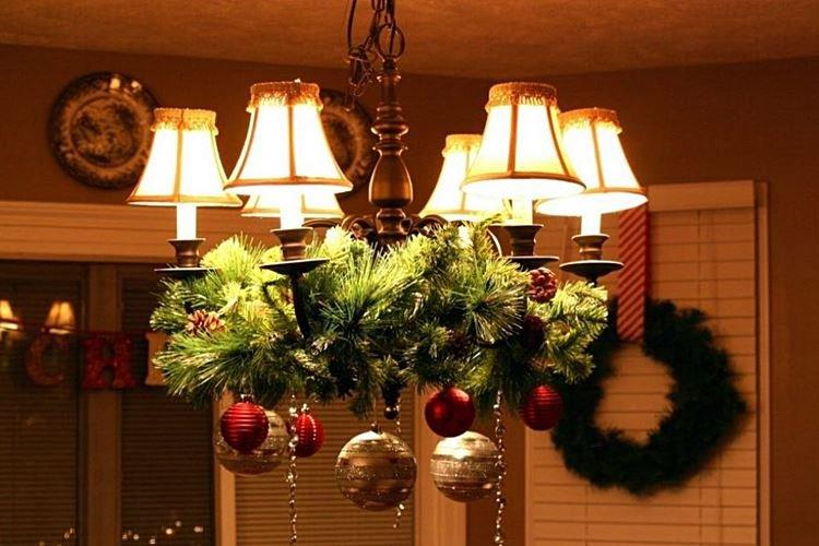 Как украсить комнату на Новый год - фото и идеи