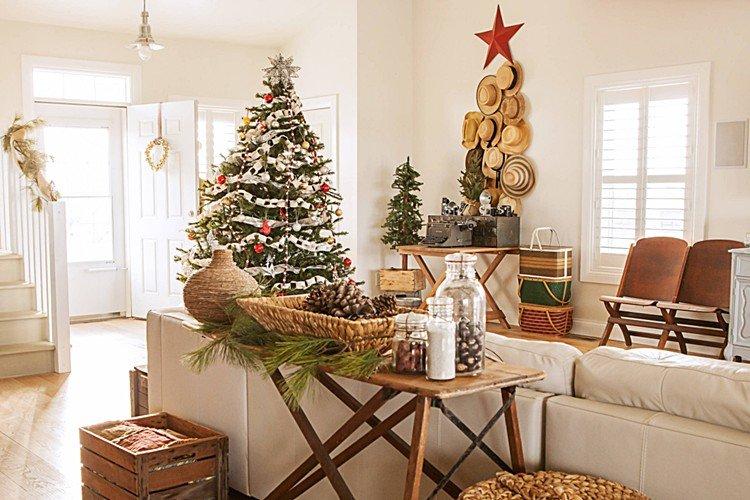 Как украсить комнату на Новый год - фото и идеи