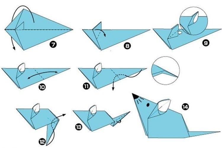 Новогодние крысы из бумаги - Как украсить квартиру на Новый год 2020
