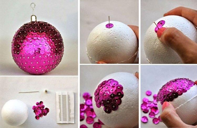 Необычные новогодние шары - Как украсить квартиру на Новый год 2020