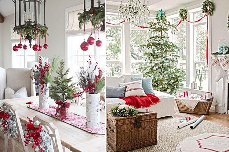 Как украсить квартиру на Новый год - фото и идеи