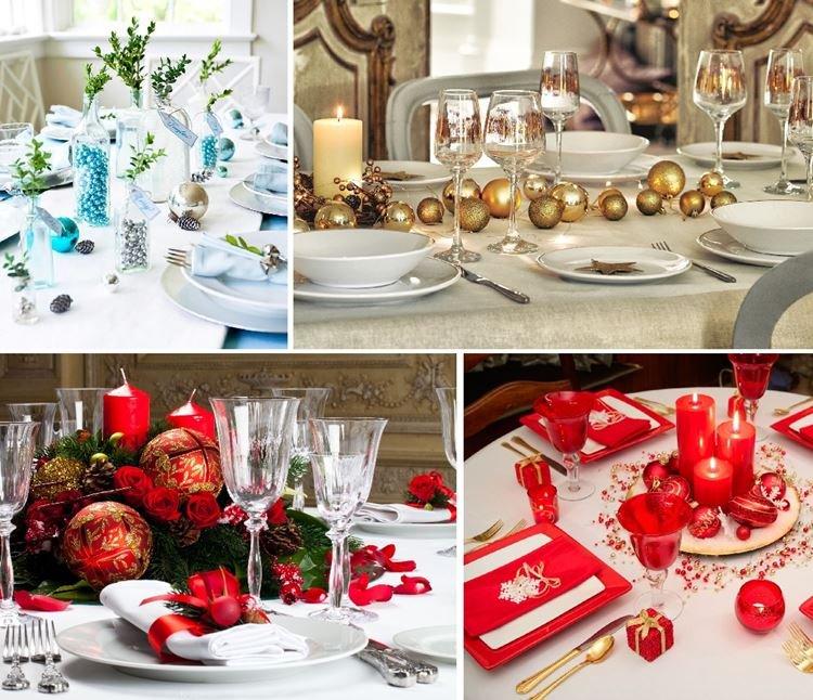 Елочные шарики - Как украсить стол на Новый год 2021