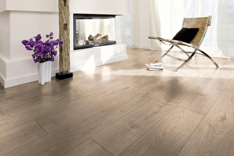 Крупное напольное покрытие - Как визуально увеличить комнату