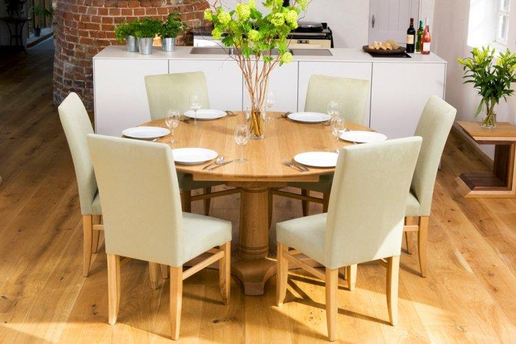 Круглые столешницы - Как визуально увеличить комнату