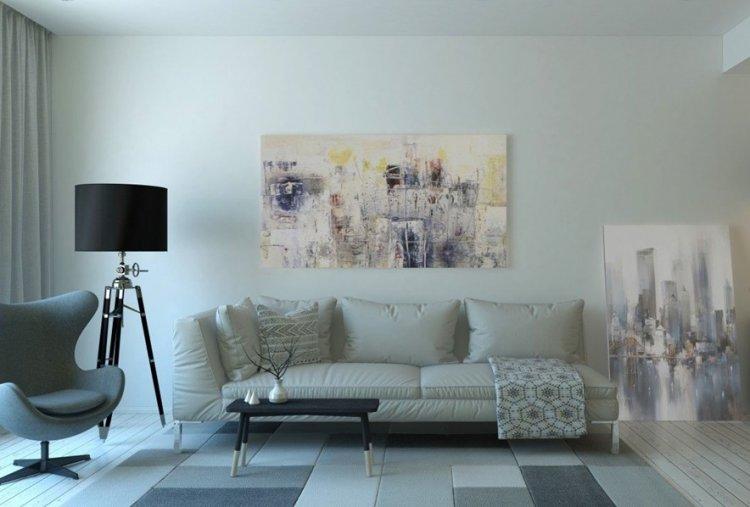 Крупный декор - Как визуально увеличить комнату